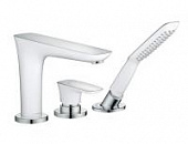 Купить Смеситель Hansgrohe PuraVida 13437180 для ванны c душем 15432400 по низкой цене