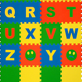 Купить Мягкий пол Eco Cover Ekoprom Английский алфавит буквы по низкой цене