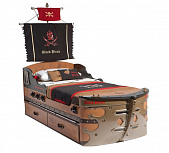 Купить Кровать-корабль Cilek Pirate, 90х190 см по низкой цене