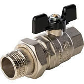 Купить Кран Stout шаровой SVB-0007-000025 полнопроходной латунный американка по низкой цене