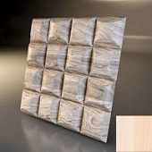 Купить Стеновая 3D панель Relieffo Pad (Береза) Д049БР 600х600х30 мм по низкой цене