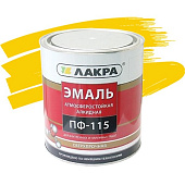 Купить Эмаль Лакра ПФ-115 желтая 2 кг по низкой цене