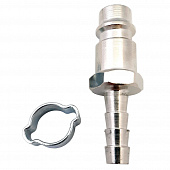 Купить Штуцер соединительный Fubag елочка 6 мм, рапид с обжимным кольцом 6х11 мм по низкой цене