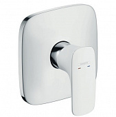 Купить Смеситель Hansgrohe PuraVida Highflow для душа, внешняя часть 15677400 белый/хром по низкой цене