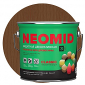 Купить Пропитка Neomid Bio Color Classic для древесины Орех 2,7 л по низкой цене