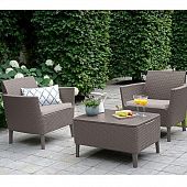 Купить Комплект мебели Allibert Salemo balcony set Капучино-песок по низкой цене