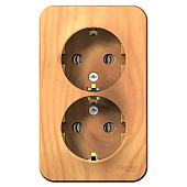 Купить Розетка Schneider Electric Blanca BLNRA010215 двухместная с заземлением и изолирующей пластиной ясень по низкой цене