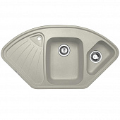 Купить Мойка Zigmund & Shtain ECKIG 1000.2 кухонная гранитная Речной песок по низкой цене