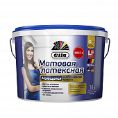 Купить Краска интерьерная dufa Матовая Латексная база 1 белая 10 л по низкой цене