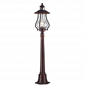 Купить Фонарный столб Maytoni Street S104-119-51-R коричневый E27 100W 220V наземный уличный по низкой цене