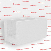 Купить U-Блок ГлавСтройБлок D500 газобетонный, 400х250х500 мм по низкой цене