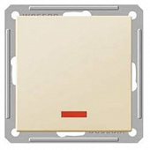 Купить Выключатель Schneider Electric W59 VS116-153-2-86 одноклавишный с индикатором Слоновая кость по низкой цене
