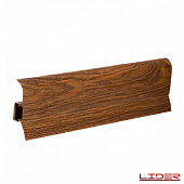 Деревянный, металлический, пластиковый напольный плинтус.