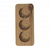 Купить Розетка тройная Schneider Electric Бланка с заземлением ясень по низкой цене