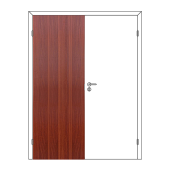 Купить Дверное полотно Olovi, глухое, ответная часть, итальянский орех, 600x2000 мм, с/ф по низкой цене