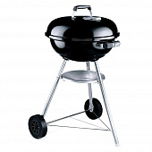 Купить Гриль угольный Weber Compact Kettle 47 см черный по низкой цене
