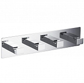 Купить Вешалка Timo Selene 10015/00 chrome для ванной 4 крючка по низкой цене