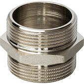Купить Ниппель Stout SFT-0004-114114 1 1/4 дюйма никелированный с наружной резьбой по низкой цене
