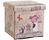 Купить Пуф-бокс 4Rooms Flowers of dream складной BD-191359 по низкой цене