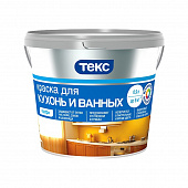 Купить Краска ТЕКС Профи А для ванных комнат и кухонь в/д 0,9 л по низкой цене