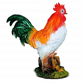 Купить Фигура садовая Петух с горшком 52 см по низкой цене