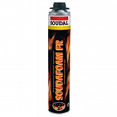 Купить Пена Soudal Soudafoam FR монтажная огнестойкая 750 мл по низкой цене