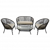Купить Садовая мебель Кофесет 4 предмета с подушками по низкой цене