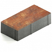 Купить Брусчатка Steingot Color Mix Terracotta №1 прямоугольник 200х100х60 мм по низкой цене