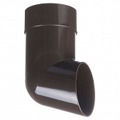 Купить Отвод трубы Docke ПВХ Premium D120/85 мм RAL 8017 Шоколад по низкой цене