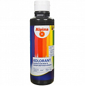 Купить Колер-краска Alpina Kolorant Schwarz черная 0,5 л по низкой цене