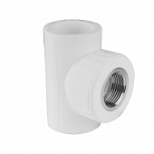 Купить Тройник Valfex, полипропилен, латунная резьба, 32x1" ВР по низкой цене