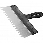 Купить Шпатель Зубр Мастер 10078-35-10 зубчатый 350 мм зуб 10х10 мм по низкой цене
