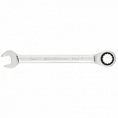 Купить Ключ Matrix Professional 14812 комбинированный трещоточный зеркальный хром 19 мм по низкой цене
