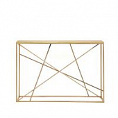 Купить Консоль Intelligent Design Wilson line gold светлый дуб по низкой цене