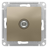 Купить Розетка Schneider Electric AtlasDesign ATN000593 TV шампань по низкой цене