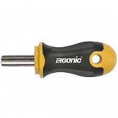 Купить Отвертка Felo Ergonic Stubby под биты 1/4" по низкой цене