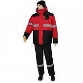 Купить Костюм Рассо НордМен 01265 утепленный красный с черным 48-50/182-188 по низкой цене