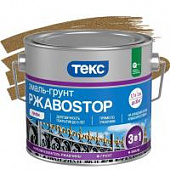 Купить Эмаль-грунт Текс РжавоStop Профи молотковая золотистая 2 кг по низкой цене
