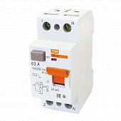 Купить Устройство защитного отключения TDM electric ВД1-63 63 А 30 мА 2П (1P+N) по низкой цене