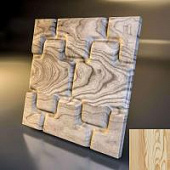 Купить Стеновая 3D панель Relieffo Brick (Лиственница) Д039ЛС 600х600х30 мм по низкой цене