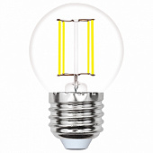 Купить Лампа Uniel Multibright LED-G45-5W/E27 прозрачная 3000K светодиодная по низкой цене