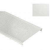 Купить Потолок реечный Cesal S-150 Стандарт 3306 белый матовый с перфорацией 3 м по низкой цене