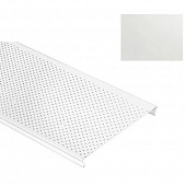 Купить Потолок реечный Cesal S-150 Стандарт 3306 белый матовый с перфорацией 4 м по низкой цене