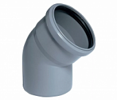 Купить Отвод РосТурПласт канализационный D110 45° по низкой цене