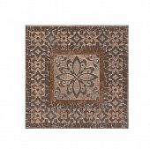 Купить Вставка Kerama Marazzi Бромли STG\A259\SG1502 из керамогранита коричневая 196х196 мм по низкой цене