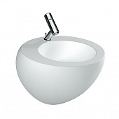 Купить Раковина Laufen Alessi 8.1097.1.400.104.1 подвесная с полупьедесталом 520х525 мм по низкой цене