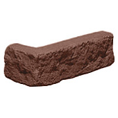 Купить Угловой элемент KR Professional Выветренный туф 03272 красно-коричневый по низкой цене