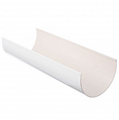 Купить Желоб Docke ПВХ Premium D120/85х3000 мм водосточный RAL 9003 Пломбир по низкой цене