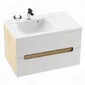 Купить Тумба Ravak Classic II SD 800 R X000000915 под раковину береза/белый глянец по низкой цене