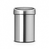 Купить Бак Brabantia Touch Bin New мусорный, стальной матовый, FPP, 3 л по низкой цене